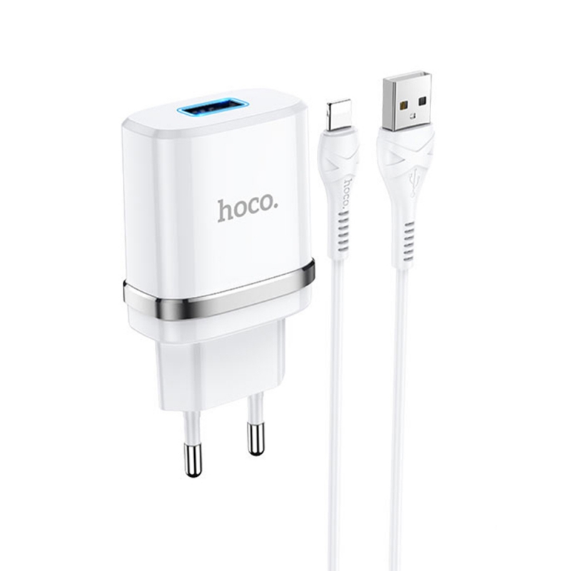 Сетевое зарядное устройство HOCO N1 Lightning