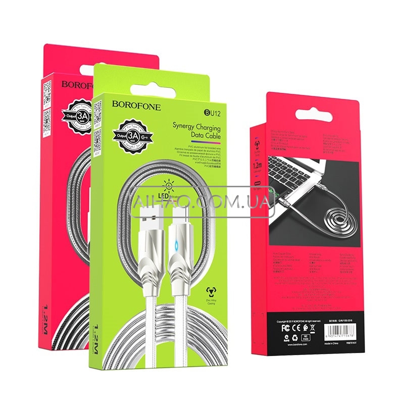 Кабель USB на Micro-USB Borofone BU12 Synergy